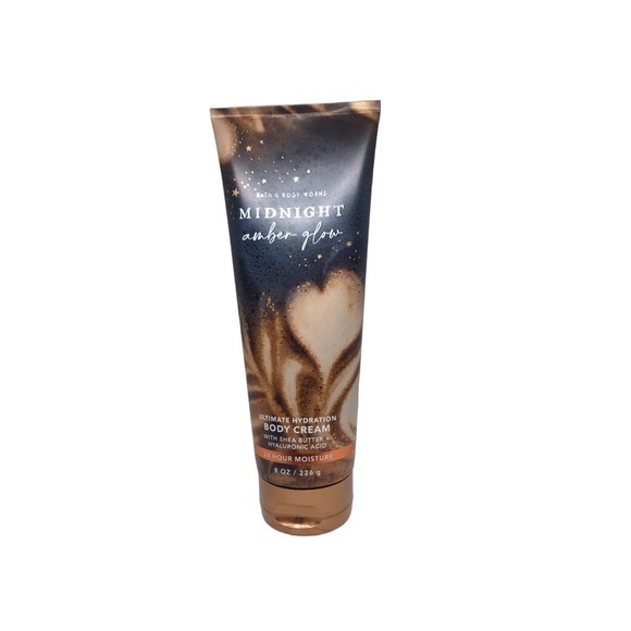 Bath & Body Works Midnight Amber Glow Travel Size Body Cream 2.5 - Picture 1 of 5